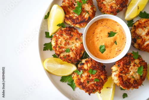Sophisticated Air Fryer Crab Cakes with Savory Chipotle Sauce