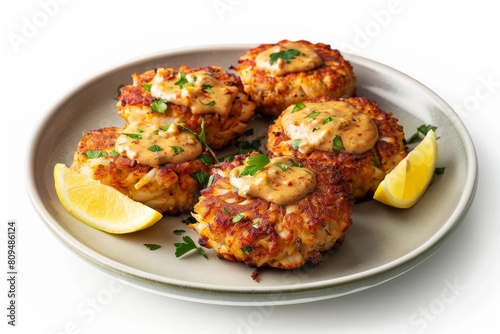 Fresh Air Fryer Crab Cakes with Creamy Chipotle Sauce