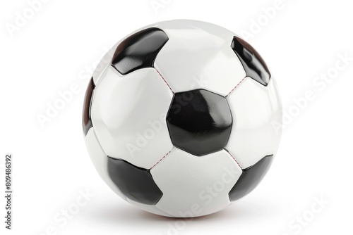 Classic Soccer Ball - Isolated Icon for Athletic Championships and Sporting Business