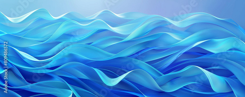 Bright azure blue abstract waves with a flame motif great for a lively refreshing background