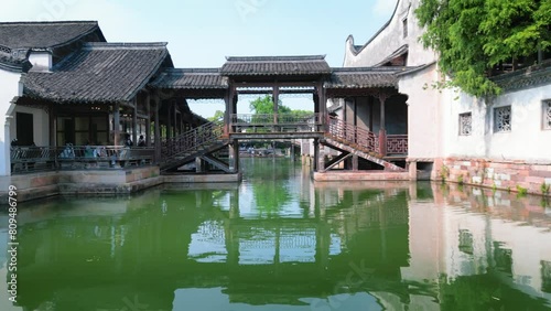 Wuzhen Ancient Town Scenic Area, Tongxiang, Jiaxing City, Zhejiang Province, China photo