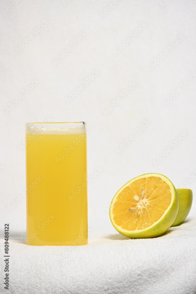 A glass of orange juice A glass of orange juice
