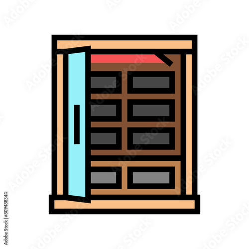 infrared sauna color icon vector. infrared sauna sign. isolated symbol illustration