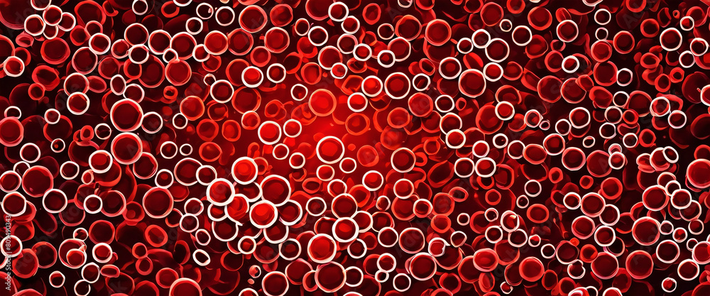 red blood cells medical background banner red blood cells medical background banner