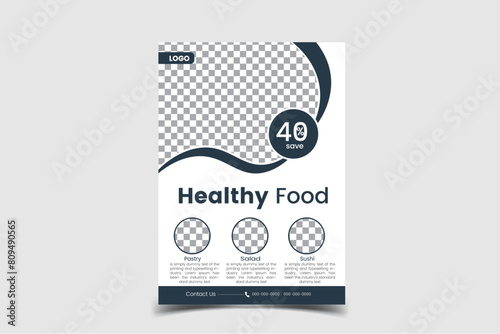 Creative corporate flyer design ,vector design.