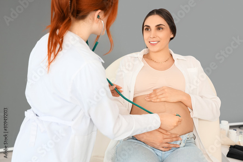 Female doctor with stethosc...