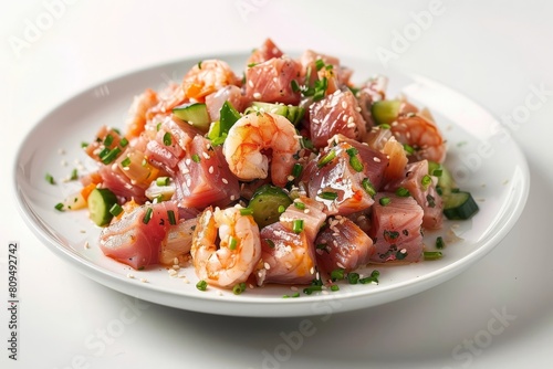 Ahi Tuna and Shrimp Poke - A Sensational Seafood Dish