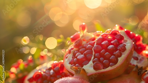 Glistening Pomegranate Seed...