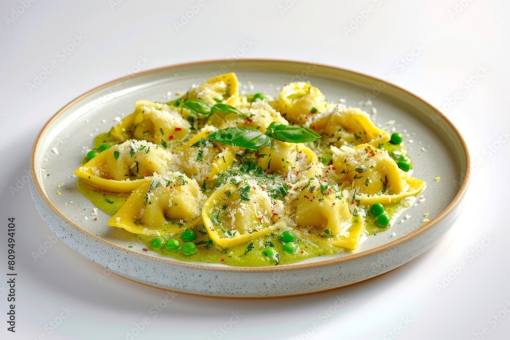 Elegant Gourmet Agnolotti with Artichoke Sauce Elegant Gourmet Agnolotti with Artichoke Sauce