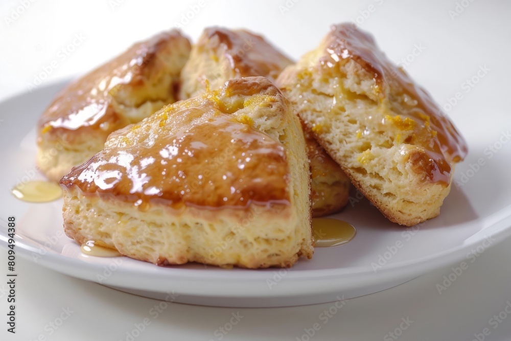 Tempting Orange Coconut Scones with Grated Coconut Tempting Orange Coconut Scones with Grated Coconut