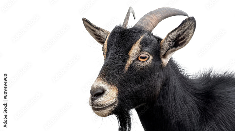 Goat Animal Realistic isolated on a transparent background