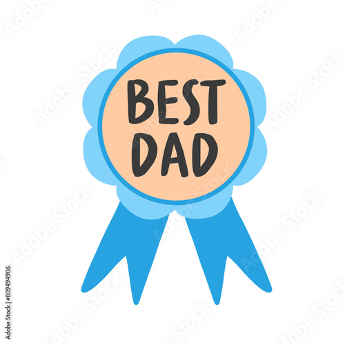 Blue Badge Best Dad