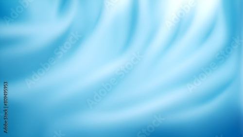 Abstract background composed of blue light and ripples, wave shaped, with blank text, used for product display, luxury and high-end product concepts, festive banners