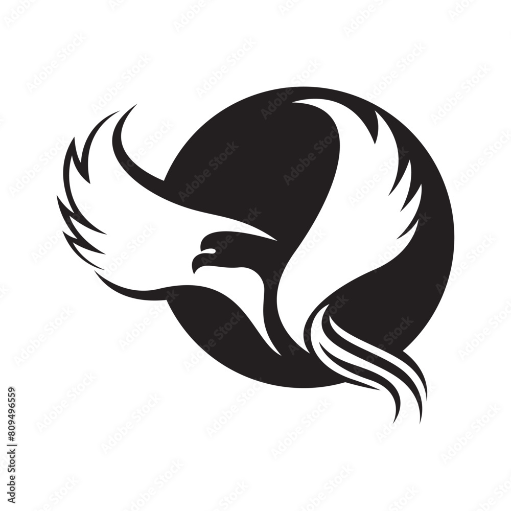 Simple and elegant eagle head logo design Simple and elegant eagle head logo design