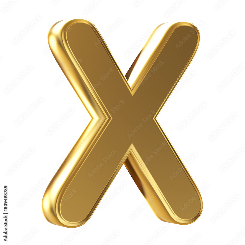 Gold 3d Font Uppercase . Golden Letter X Gold 3d Font Uppercase . Golden Letter X