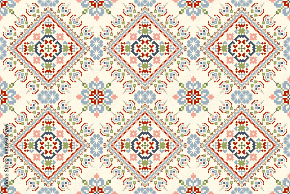 Tile seamless pattern vector 