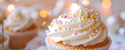 Glistening Vanilla Cupcake ...