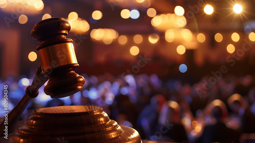 Picture a scene filled with anticipation and excitement as a dynamic charity auction unfolds before your eyes