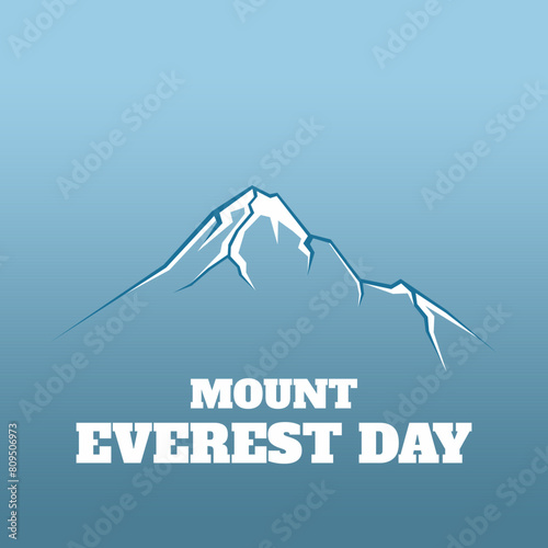 may is international everest day vector background