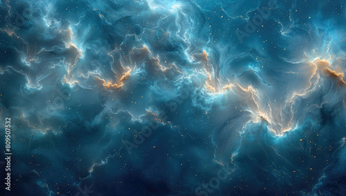 A mesmerizing depiction of an ethereal nebula  its swirling clouds and vibrant hues creating a breathtaking backdrop for celestialthemed designs. Created with Ai