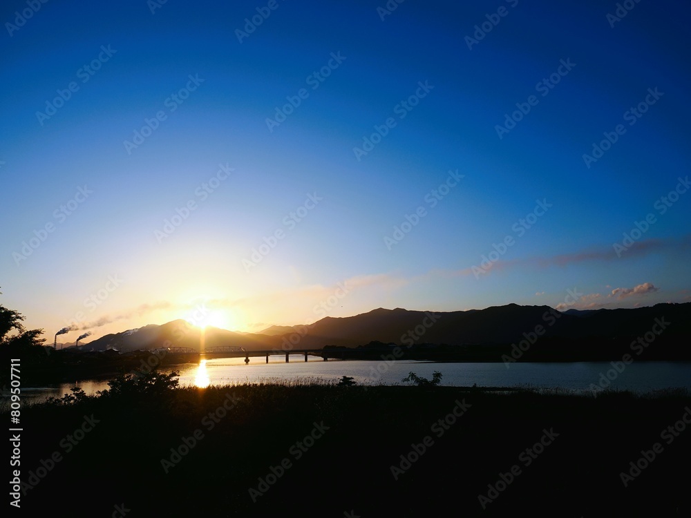 Fototapeta premium 球磨川河口