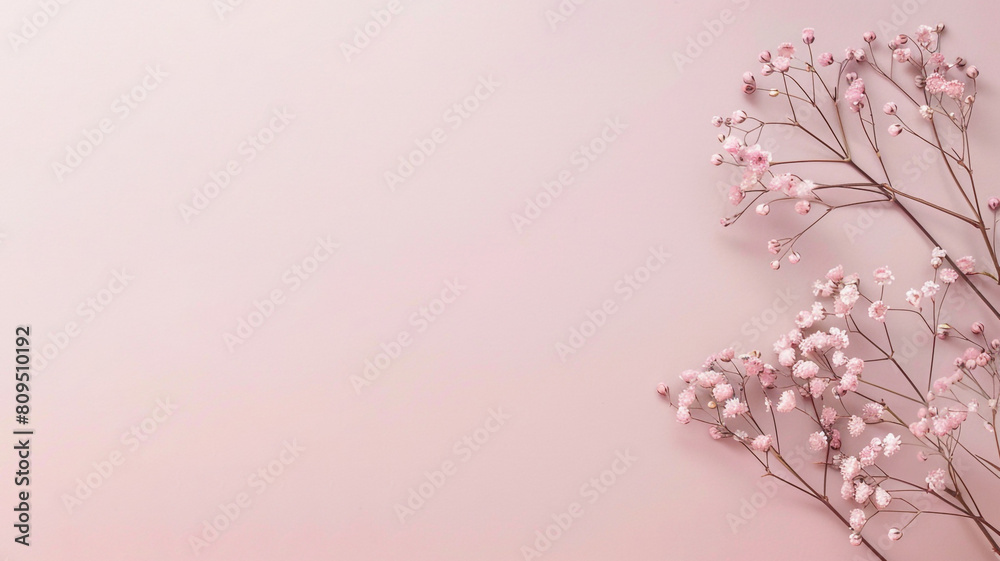 pink background with pink flowers pink background with pink flowers