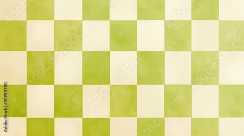 四角のチェック柄テクスチャー、緑2