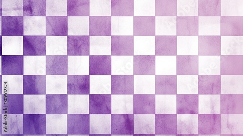 四角のチェック柄テクスチャー、紫2