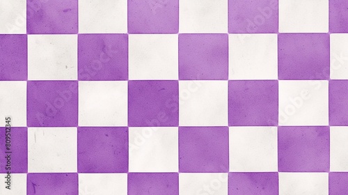 四角のチェック柄テクスチャー、紫5