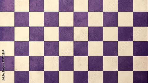 四角のチェック柄テクスチャー、紫10