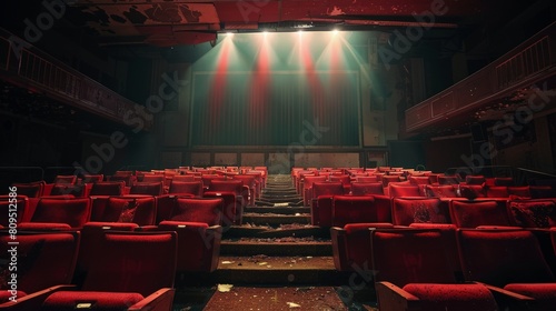 Abandoned Theater Interior photo