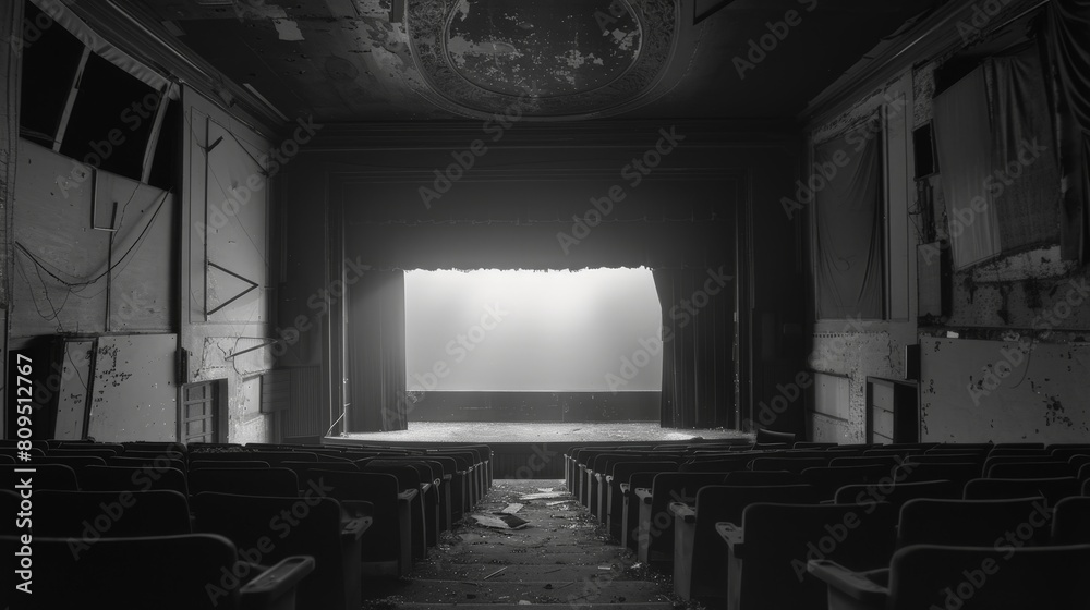 Abandoned Theater Interior