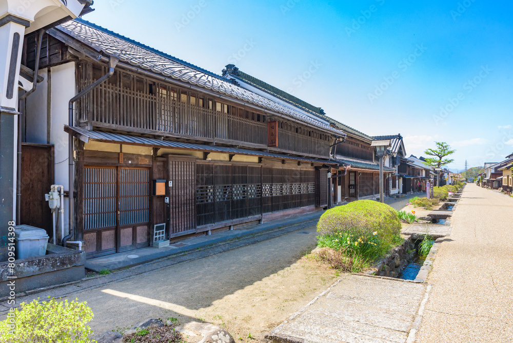 Street view of the Unnojuku, Tomi City, in Nagano Prefecture, Important Preservation Districts for Groups of Traditional Buildings Street view of the Unnojuku, Tomi City, in Nagano Prefecture, Important Preservation Districts for Groups of Traditional Buildings