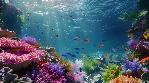 Dive into the vibrant underwater world of the Red Sea  where coral reefs and colorful fish create an enchanting scene for aquatic enthusiasts to explore.
