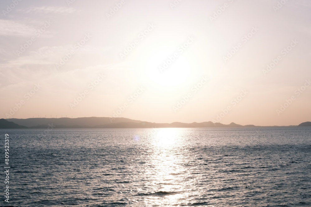 夕暮れの猪苗代湖 夕暮れの猪苗代湖