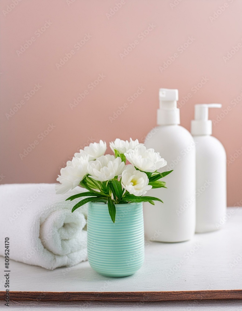 Pure Beauty: Vase with White Blossoms Pure Beauty: Vase with White Blossoms