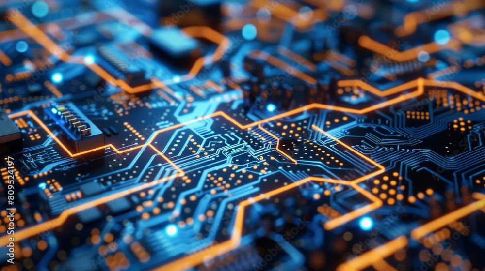 Fototapeta premium Tech enthusiasts who are keen on the latest trends in blockchain and cybersecurity