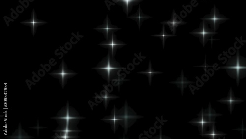 Sparkling star material. white, sparkles, particles, animation, effects