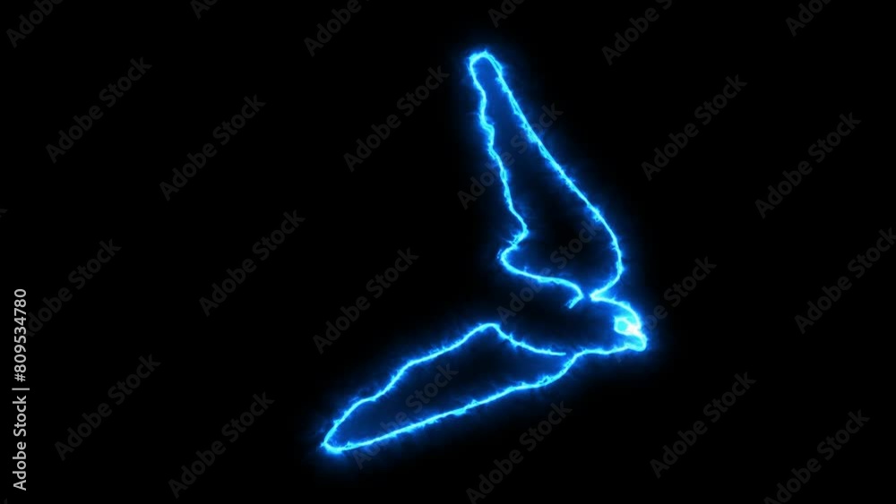 Self drawing animation one continuous line draw, logo, flying swallow bird, Blazing blue flame, energy Self drawing animation one continuous line draw, logo, flying swallow bird, Blazing blue flame, energy