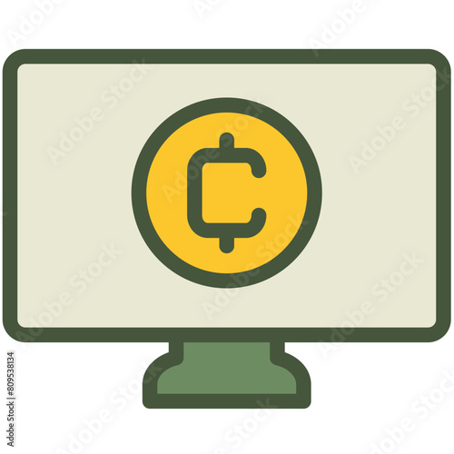 Cryptocurrency Coins Colored Icon Pack