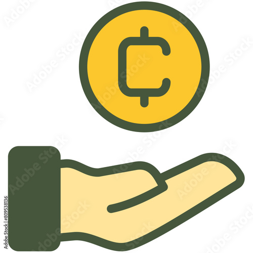 Cryptocurrency Coins Colored Icon Pack