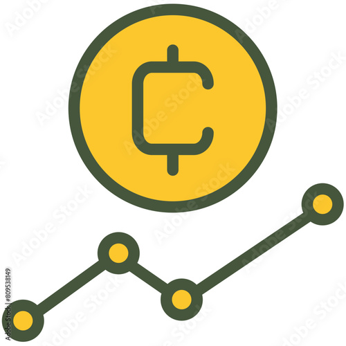 Cryptocurrency Coins Colored Icon Pack