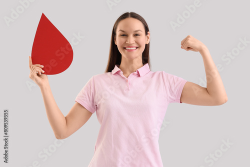 Female blood donor with pap...