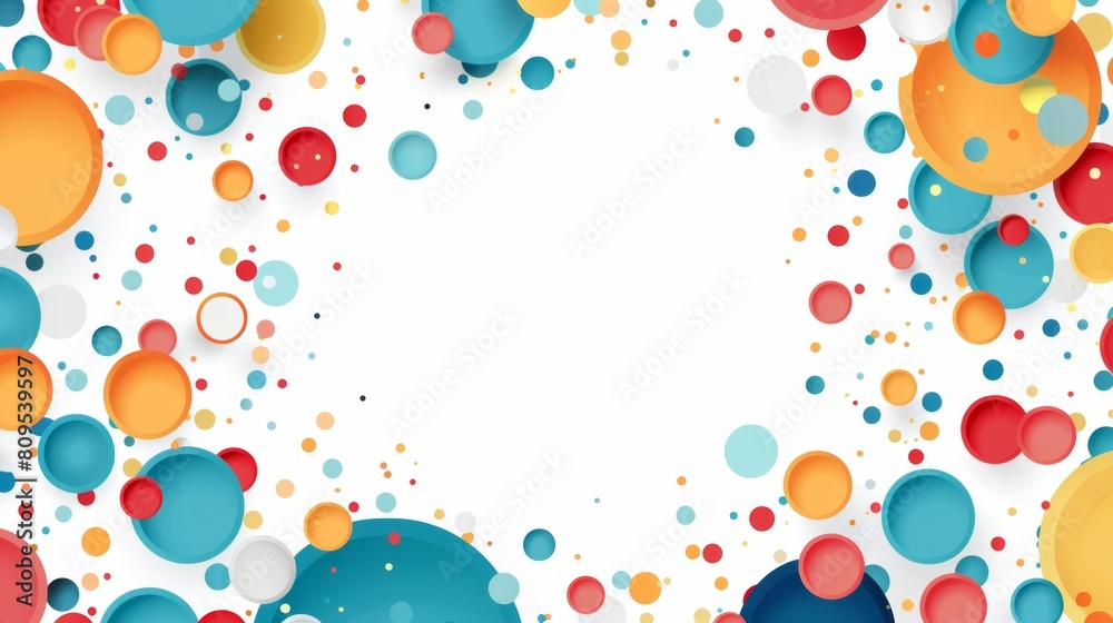 Circles and dots arranged in a pattern around a blank space for symbol or text. Circles and dots arranged in a pattern around a blank space for symbol or text.