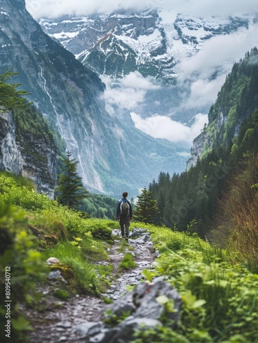 Mountain hiking trail scenic photography photoshoot 
