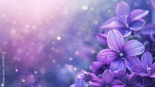 Purple flower on a unfocused background © asma