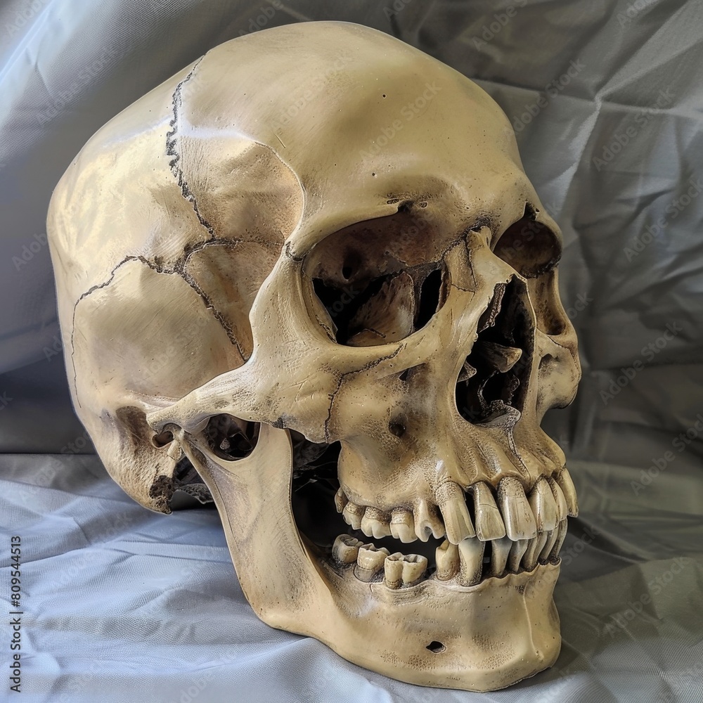 portray the complexity of the skull , super realistic portray the complexity of the skull , super realistic