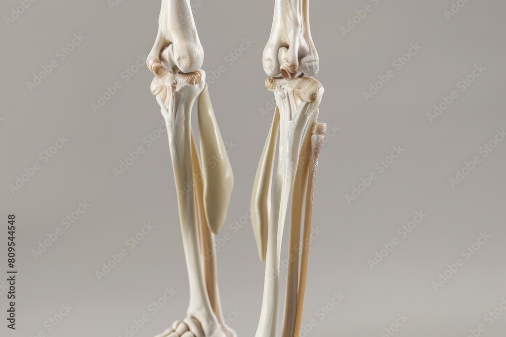 illustrate the strength of the leg bones , super realistic