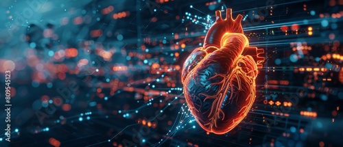 Heartbeat in Digital Space Generative AI © Alexander