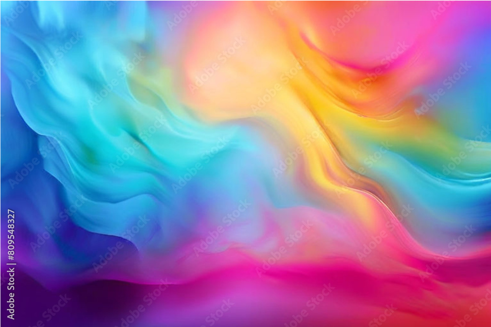 Obraz premium abstract-colorful-gradient-intertwining-hues-morphing-seamlessly-transitioning-smoothly